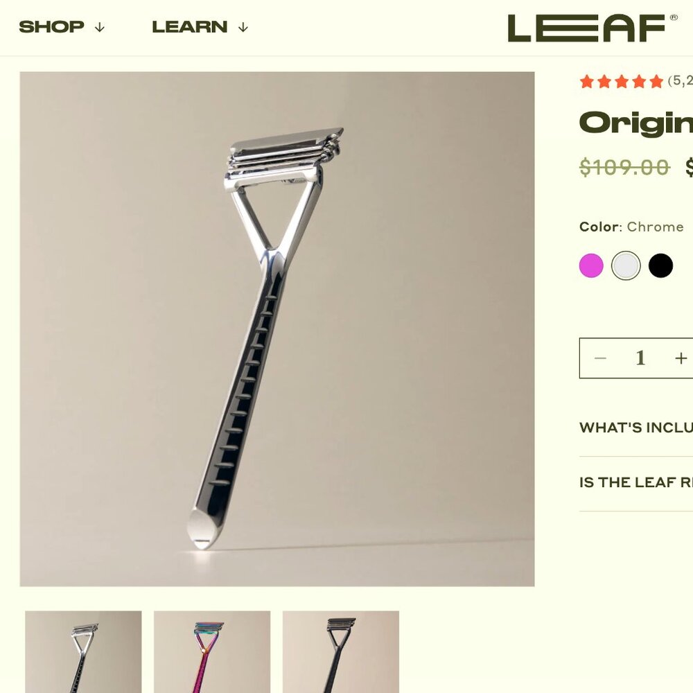 Leaf Origonal Razor - Picture 4 of 4